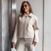 Autumn And Winter New Lapel Long-sleeved Zipper Woolen Jacket Fashion Loose Casual Women's Jacket_ecoleips.com