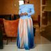Women's Clothing Fashion Temperament Elegant One Shoulder Top Long Skirt Suit_ecoleips.com
