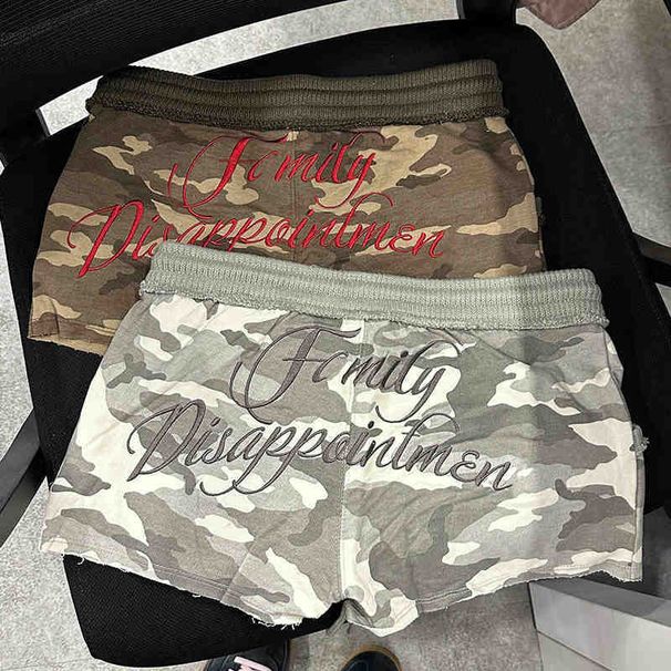 Women's Clothing American Retro Camouflage Overalls Sports Shorts For Women Summer New Hot Girl Tight Hip Wrapped Slimming Outerwear Hot Pants_ecoleips.com