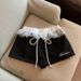 Women's Clothing Lace Edge Casual Pants Women's Summer New Style Fashionable Versatile Casual Hip Shorts_ecoleips.com