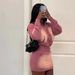 Women's Clothing New Washed Sweatshirt Autumn And Winter Hip Sexy Fashion Slim Fit 2 Piece Set_ecoleips.com