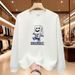 FW25 Matching Couple Cotton Crew Neck Sweatshirt - His & Hers_ecoleips.com