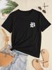 2026 Summer Fashion T-Shirt Trendy Loose Fit Casual Short Sleeve Printed Top_ecoleips.com