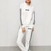 Women's Fashion Hoodie Pants Set Letter Print Spring/Autumn Trend Casual mid Waist Full Length Polyester_ecoleips.com