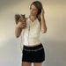 Women's Clothing 2026 Spring New Fashion Sexy Lace Patchwork Backless Waist-Tightening Tie-Up Tank Top Wholesale_ecoleips.com