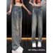 High-waisted Straight-leg Jeans Women, 2024 New Model, Suitable For Pear-shaped Body, Plus Size, Slimming Narrow_ecoleips.com
