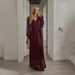 Women Elegant Temperament Midi Length Formal Dress For Daily Commute Wedding Party Cocktail Occasions_ecoleips.com