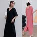 plus Size 300 Pounds Long Dress Women's Summer New Style 200 Pounds Korean Loose Knee-Length Short-Sleeved T-Shirt Dress_ecoleips.com