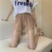Women's High-Waisted A-Line Athletic Shorts plus Size Loose Casual Fitness Running Thin Summer Wide Leg Pants_ecoleips.com