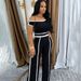 Women's Clothing Casual One Shoulder Slim Fit Sexy Sports Style Trousers Niche Suit_ecoleips.com