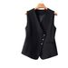 European And American Foreign Trade Independent Site Cross-border 2025 Spring New Women's Casual Solid Color_ecoleips.com