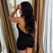 2025s D25RP046 New Korean Style Polo Collar Design Niche Denim Color Block Slimming Summer Women's Dress Shorts_ecoleips.com