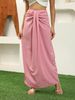 2025 Fashion Women's Solid Color Long Ins Style Sexy Elegant Midi Skirt_ecoleips.com