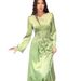 Women's Clothing Spring Women's Slim Fit Long Sleeve V Neck Dress Elegant Lace Up Long Sleeve For Formal & Casual For Women_ecoleips.com