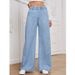 Women's Clothing Relaxed Fit Lazy Style Jeans Straight Leg Comfortable Cotton Stretch Denim Pants Casual Streetwear (Light Blue, Dark Blue, Black)_ecoleips.com