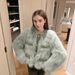 Fur Jacket Women's 2025 Hairy Fur All-in-one Jacket_ecoleips.com