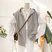 Women’s Clothing Spring And Autumn Thin Hooded Cardigan Vest Jacket Female Design Fat MM 20 300 Pounds Loose Sleeveless Vest Top_ecoleips.com