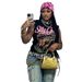 Women's Clothing Street Fashion Printed Vest T Shirt Autumn New Loose Large Size Women's Tops_ecoleips.com