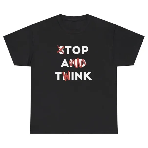 Top A Twink Funny T-shirt Inappropriate Adult Humor Jokes Gen Z T-shirt Graphic T Shirts Women Clothing Fashion Harajuku Y2K Top_ecoleips.com