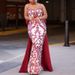 Women's Clothing Autumn And Winter New Women's Clothing New Long Sleeved Sequined Hip Evening Dress New_ecoleips.com