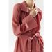 2025 Summer New Women's Temperament Commuter Belt Shirt Up Long Skirt, Elegant And Slim High Waist Dress_ecoleips.com