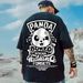 Casual Urban Fashion For Men & Women Panda Graphic Print T-Shirt Oversized Relaxed Fit 100% Cotton Unisex Streetwear_ecoleips.com