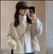 Faux Fur-Trimmed Vegan Leather Jacket – Short Puffer Coat With Stand Collar (S-XL, 4 Chic Colors, Cruelty-Free Winter Essential)_ecoleips.com