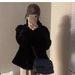 Faux Fur-Trimmed Vegan Leather Jacket – Short Puffer Coat With Stand Collar (S-XL, 4 Chic Colors, Cruelty-Free Winter Essential)_ecoleips.com