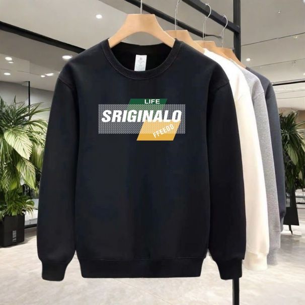 FW25 Matching Couple Cotton Crew Neck Sweatshirt - His & Hers_ecoleips.com