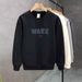 FW25 Matching Couple Cotton Crew Neck Sweatshirt - His & Hers_ecoleips.com