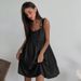 Brown Cotton-linen For Women, 2026 Summer New Cross-border Vacation Loose-fitting European And American Style, A-line_ecoleips.com