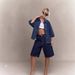Retro Denim Shorts Set – Vintage Floral Embroidery Cropped Jacket & High-Waist Distressed Shorts (S-2XL, Coordinated Outfit)_ecoleips.com