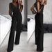 2027 Summer Fashion European-USA Elegant Temperament Women Polyester High Waist Mesh Powder Spreading Splicing Jumpsuit_ecoleips.com
