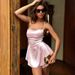 Talenza Sexy Summer Mini Dress Women Fashion Ruffle Backless Sleeveless Dress New Hot Girls Party Vacation Women's Casual Dress_ecoleips.com