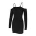 WG126 European And American Women's Fashion Cross-border Sexy Hot Girl Strapless Off-shoulder Ruched Bodycon Long-sleeve_ecoleips.com