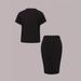 Fashion Foreign Trade New Thin Temperament Skirt Women's Casual Suit_ecoleips.com