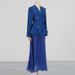 Women's Clothing Elegant And Versatile Loose Three Dimensional Flower Ruffled Long Sleeved Skirt Suit_ecoleips.com