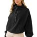 New Arrival Hooded Sweatshirt European And American Women's Fashion Trendy Brand Sports Hoodie Zipper Drawstring_ecoleips.com