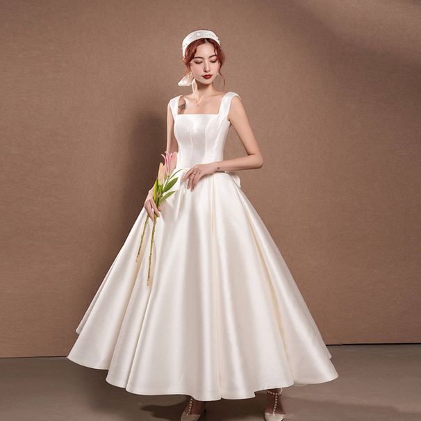 Women's Clothing New Daily Simple Forest Dress Skirt Sling Out Yarn Satin Light Wedding Dress_ecoleips.com