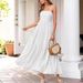 Women's Bohemian Halter Smocked Ruffled Maxi Dress – Casual Beach Resort Gown For Summer 2026_ecoleips.com