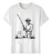 Women's T-Shirts Muscle Freaks Skeleton Fishing Huk Style T-shirt_ecoleips.com
