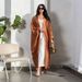 MQ137 Cross-border Middle East Dubai Solid Color Cardigan Robe Women's Clothing Turkish ABAYA_ecoleips.com
