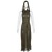 Summer Fashion Trend Women's Hooded Dress European And American Cross Border Loose Hem Slit New 2026_ecoleips.com