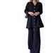 Women's Clothing Solid Color Design Button Fashion Casual Home Sweater Suit_ecoleips.com