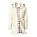 Water-Resistant Hooded Trench Coat – Lightweight Longline Jacket With Plaid Lining (S-XXL, White/Red/Black/Purple)_ecoleips.com