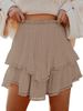 K Layered Cake Skirt, Half Skirt, High Waist, Solid Color, Mini Fashion Short Skirt For Women_ecoleips.com