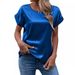 Summer Fashion Supply: Ol-Style Color T-Shirts With Round Neck And Straight-Cut Design, Available In One-Stop Source._ecoleips.com