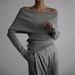 Cross-Border Sweater Women 2026 Autumn Winter European American Style Long Sleeve Knitted Bottoming Shirt One Sexy Slim_ecoleips.com