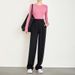 Women's Clothing autumn and winter tall gray suit pants old money style pants slim wide leg pants niche casual straight pants for women_ecoleips.com
