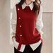 Women's Clothing Women's Casual Knitted Vest Top Sweater Stylish Knitwear For Ladies Long Sleeve For Formal & Casual For Women_ecoleips.com
